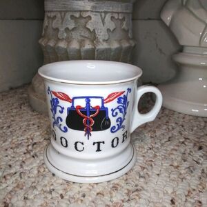 Vintage Knobler Mid-Century "Doctor" Shaving Mug/Coffee Cup